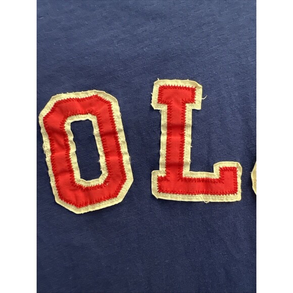 Polo Ralph Lauren Blue Spell Out Embroidered Short Sleeve T-Shirt Size S/P - Picture 3 of 10